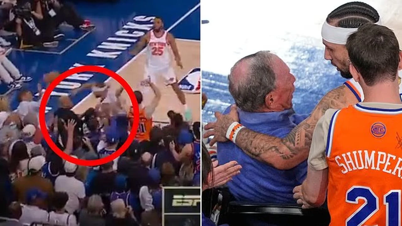 布隆伯格遭尼克斯球员扑倒事件时间线:NBA总决赛场边惊险一幕全梳理